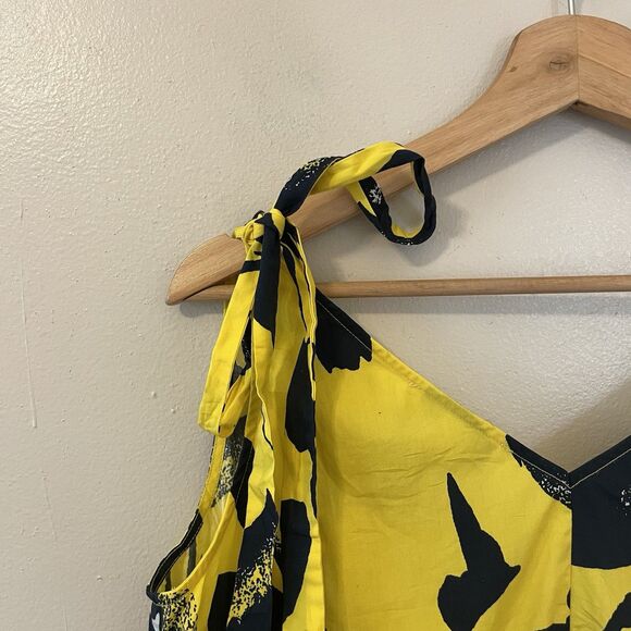 Jason Wu Collection Floral Tiered Blouse 100% Cotton Sz 4 - Picture 7 of 12